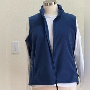 Woolrich Women's Blue Fleece Vest